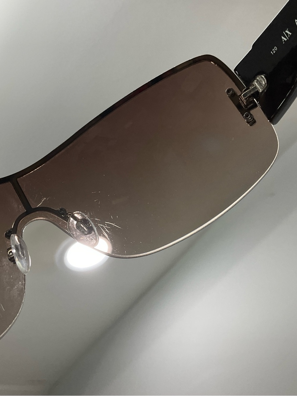 Armani Exchange AX189 /S shield wrap around sunglasses - Picture 9 of 12